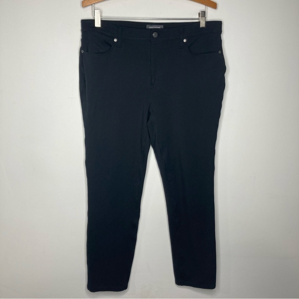 Lighthouse by‎ Lands End black stretchy pants size 14